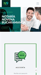 Mobile Screenshot of notaria9bucaramanga.com